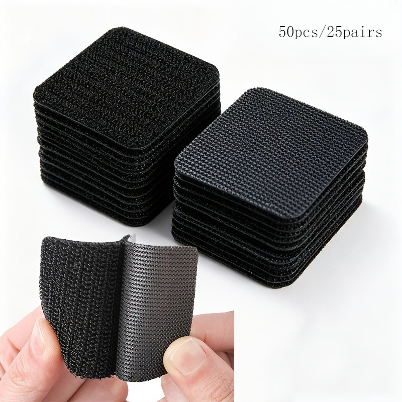 TEMU 50/100pcs High- Carpet Fixation Patches, Applicable For Car Carpet Fixing, Anti-slip, Specifically For Securing Car Carpets, Office And Home Use