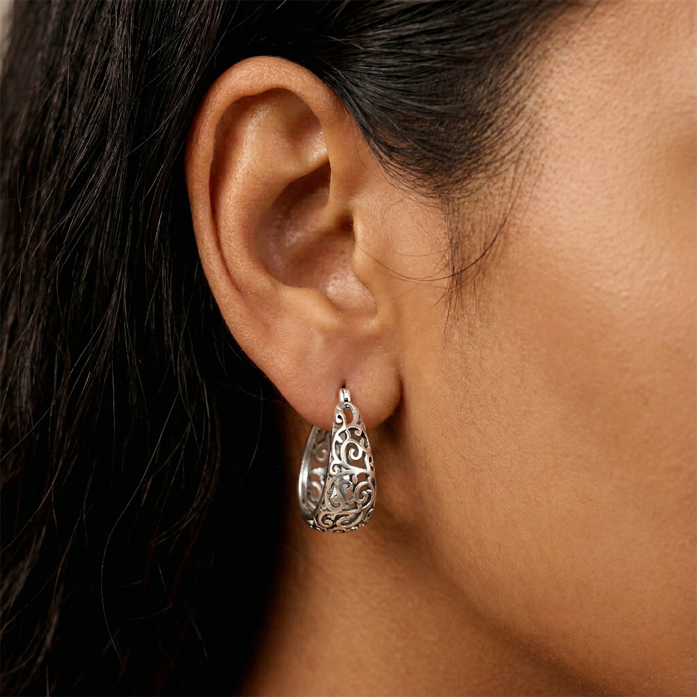 Women's 925 Silver Plated Hypoallergenic Earrings