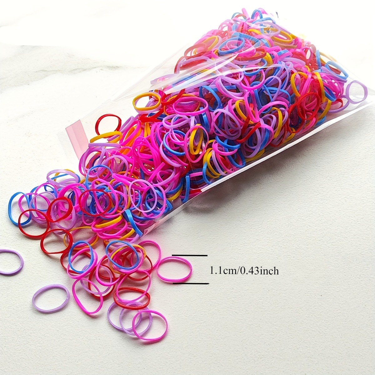 TEMU 2100pcs Rubber Bands For Pet, Small Rubber Bands For Hair, Dog Hair Bows, Hair Accessories For Small Dog, Grooming Hair Accessories