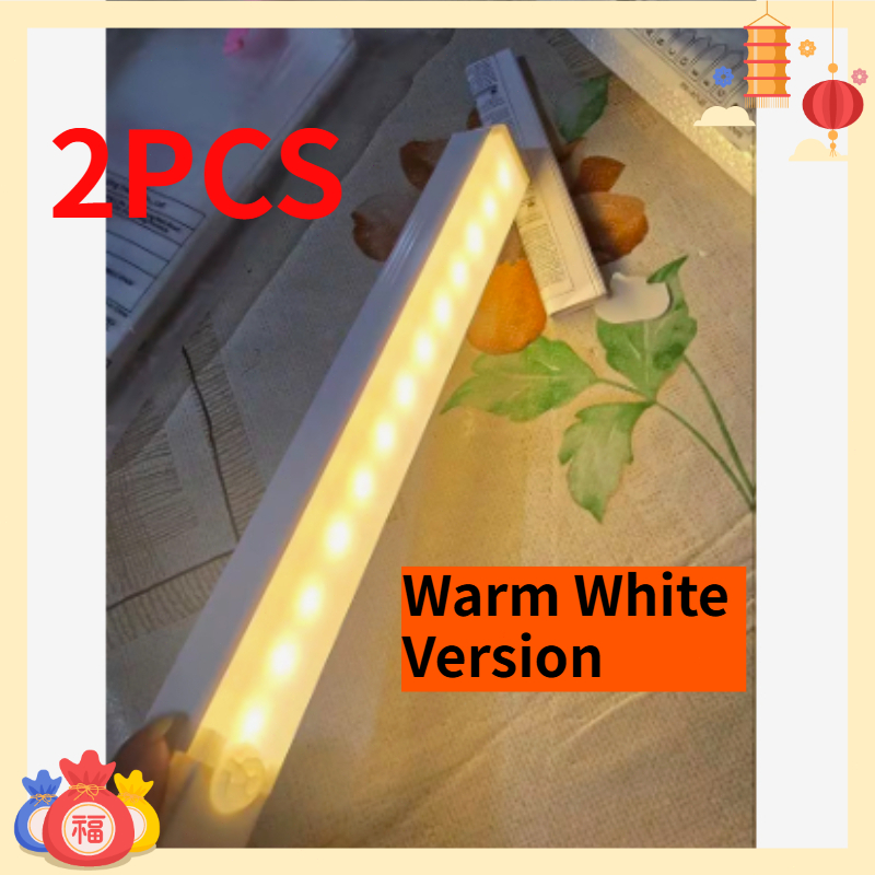 TEMU [Confezione ] Luce LED Magnetica a Induzione Smart da 30 cm, Luce Sottopensile Ultra- e da 11.8 pollici, Luce per Armadietto Ricaricabile