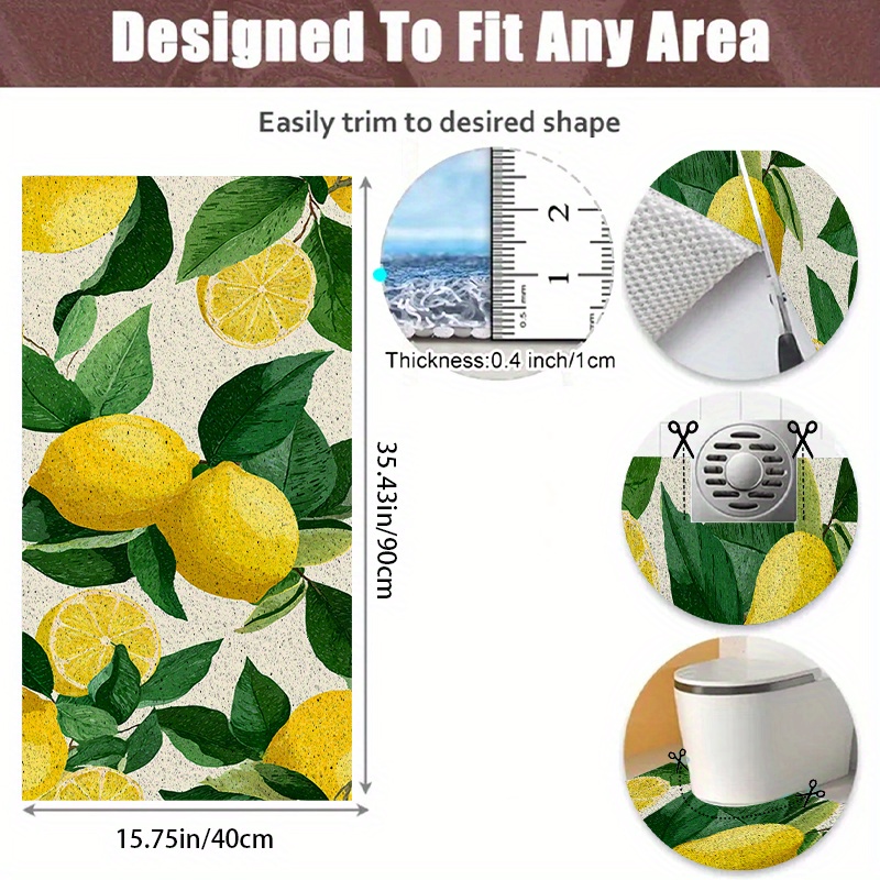 Open PVC Loofah Mat, Non-Slip Bathroom Mat
