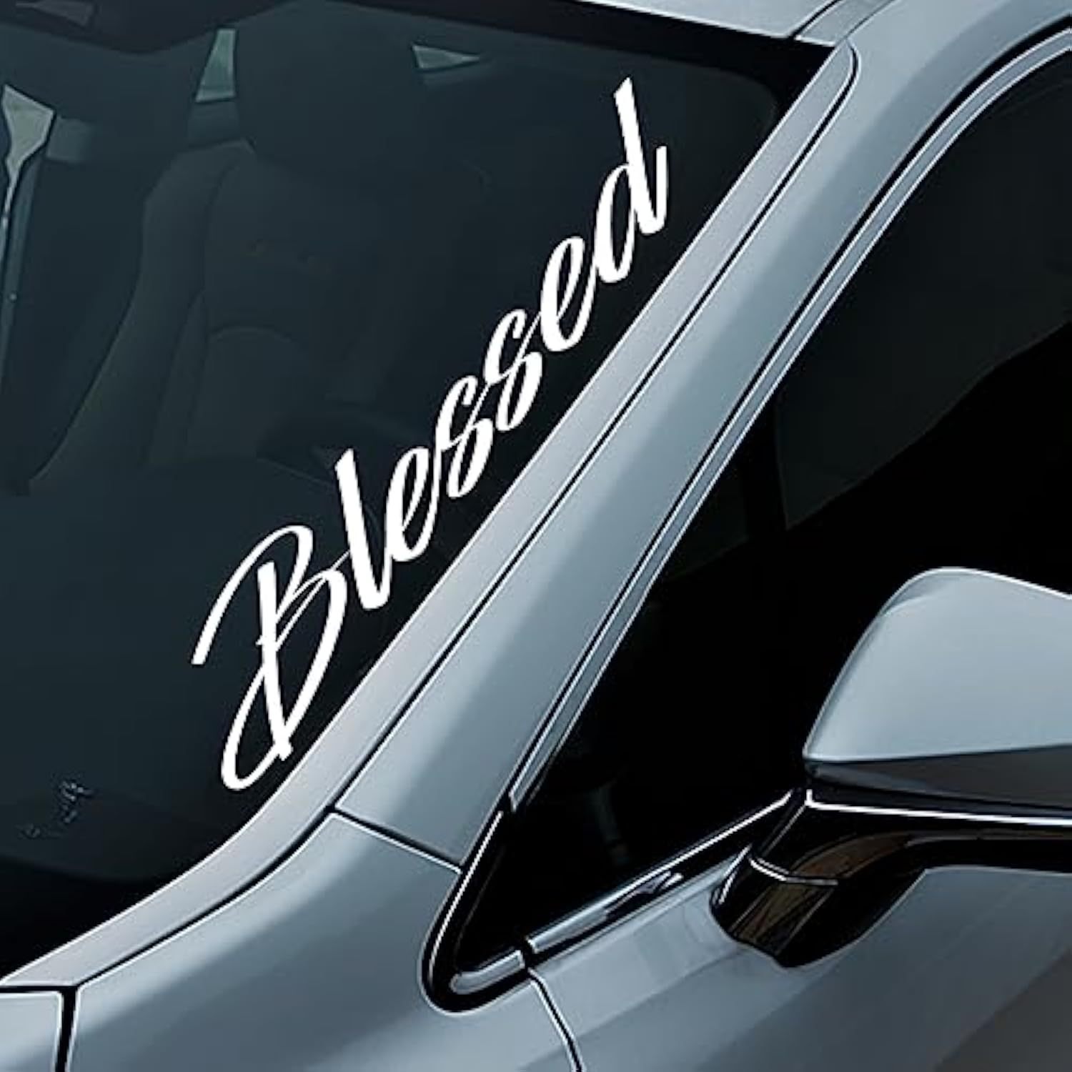 TEMU 2d Flatxtrayxray Blessed Windshield Banner Sticker Car Decal Window Bumper Decal Sticker Suitable For Cars, Trucks