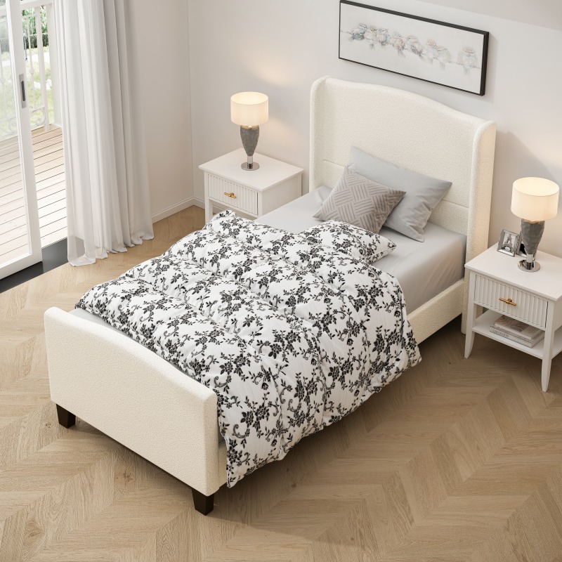 Twin Size Bed Frame with 49. 21