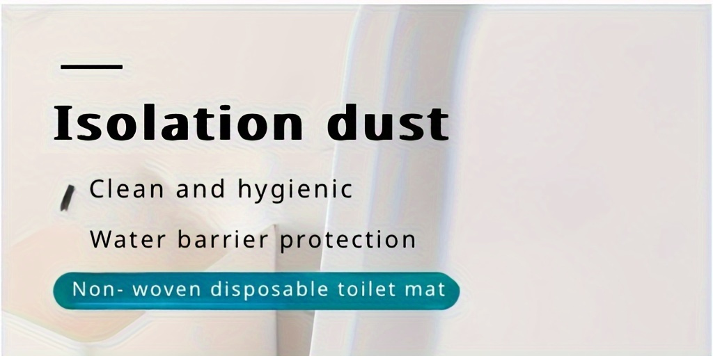 10pcs Disposable Toilet Seat Covers, Waterproof And Dustproof, Non-Woven, Individually Packed - Hygienic And Convenient for Travel And Public Toilets