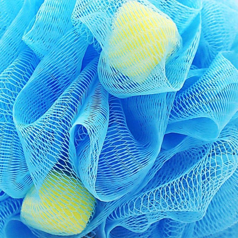 Bath Scrub Sponge Flower, Rich Lather Bath Ball in Random Color