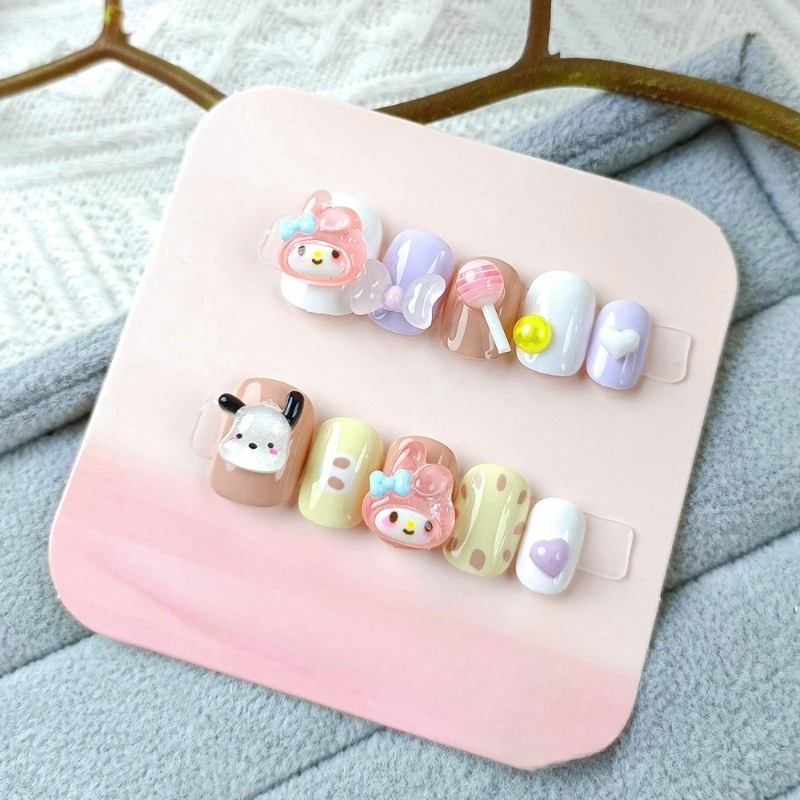 

[]new Dog Melody Creative Styling Nail Stickers Online Safe And High-quality No Residue Tools Complete Can As Christmas Gifts And And Entertainment