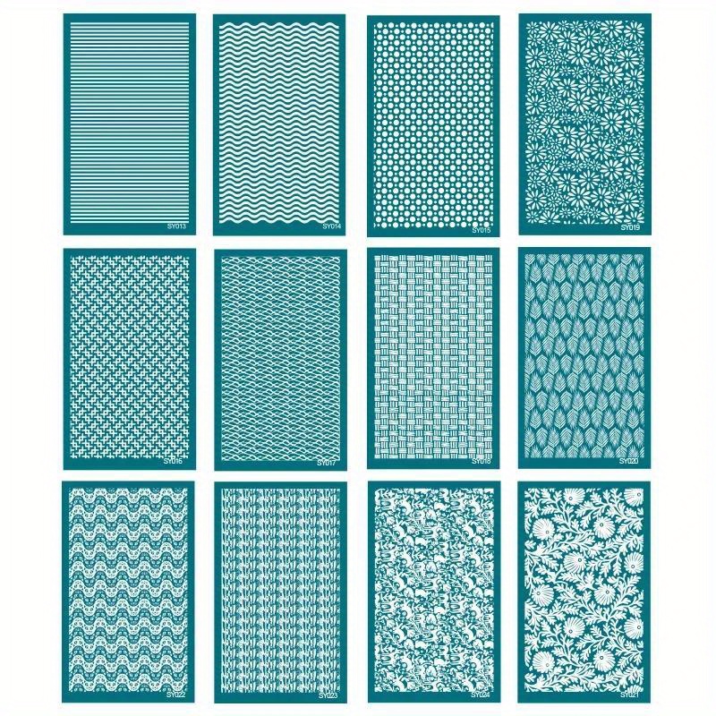New Screen Stencils for Polymer Clay Reusable Print Kit
