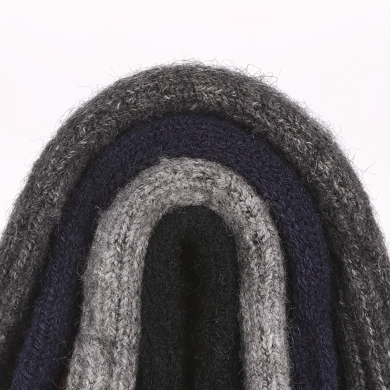 Fleece-Lined Thickened Alpaca Touchscreen Gloves