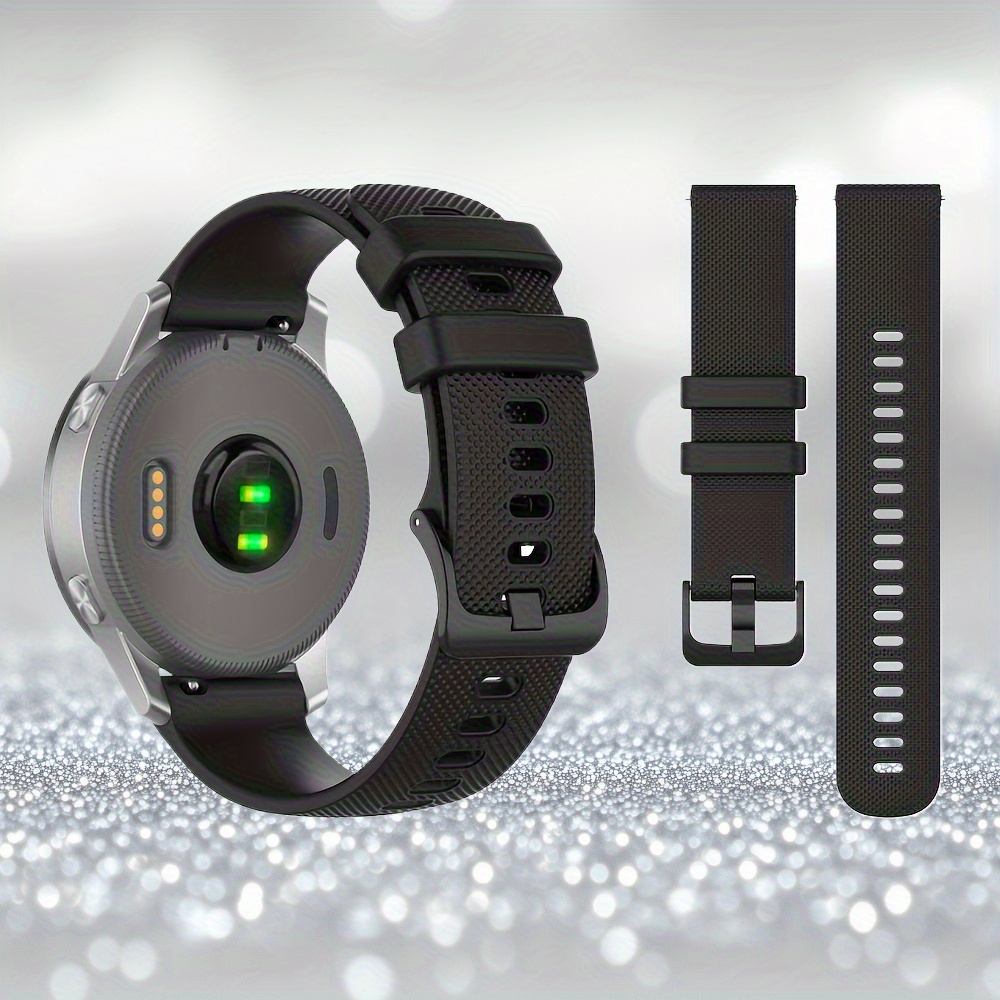 18mm 20mm 22mm silicone rubber watch band for   x   joint   galaxy watch   series waterproof sport strap with adjustable expandable clasp durable   fit for men women galaxy watch accessories smartwatch accessory modern accessory secure deployment clasp sporty design flexible material fitness enthusiasts 0