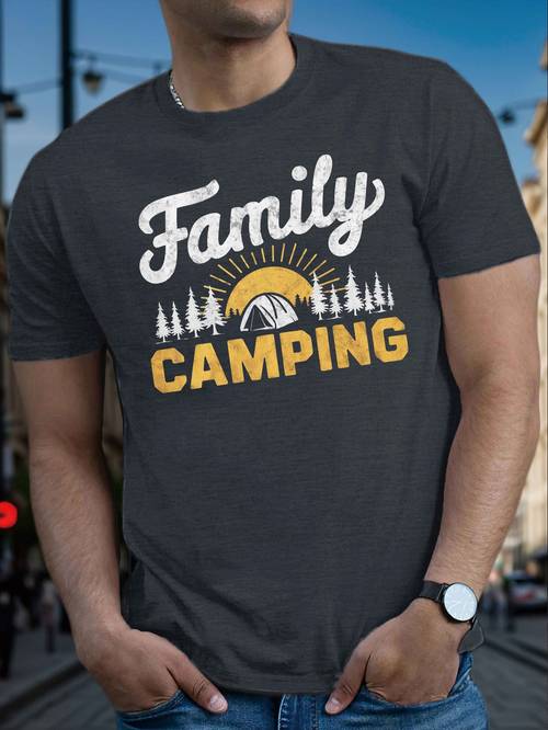 scene print tee shirt tees for men casual short sleeve t shirt for summer