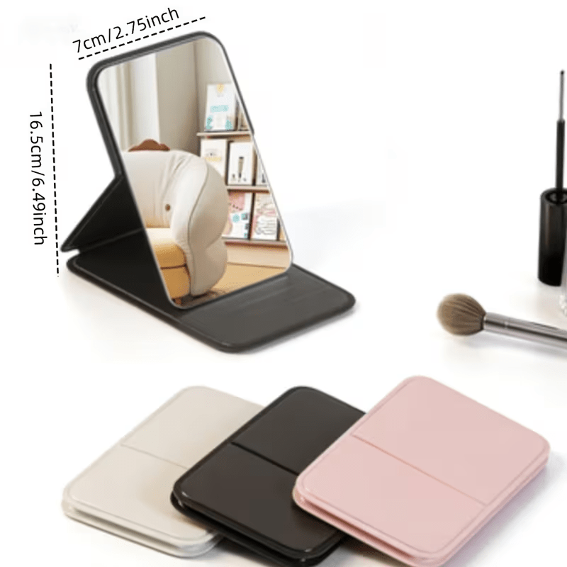 10pcs Foldable Mini Makeup Mirror Set, Portable Compact Vanity Mirrors