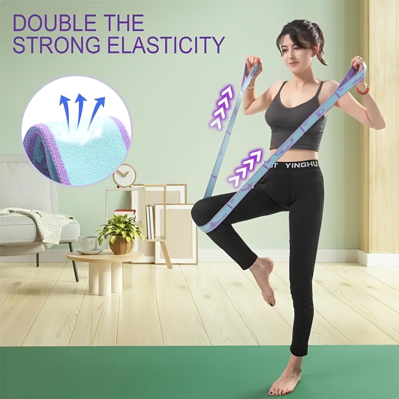 E-shop Yoga Stretching Strap | Pilates Widerstandsbänder, Flexibel, Stapelbar, Mittlere Spannung, für Tanz, Yoga, Pilates, Gymnastik, Fitness,