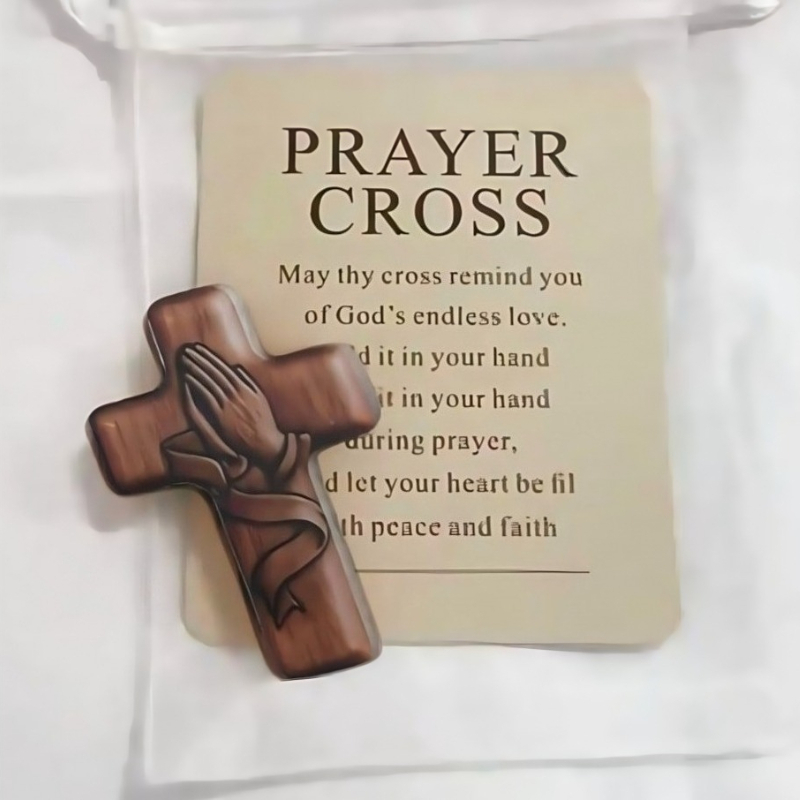 Image of Pocket With Card Set, Resin Craft Gift With Mesh Bag, Portable Church Gift For Church Or , Ideal For Confirmation