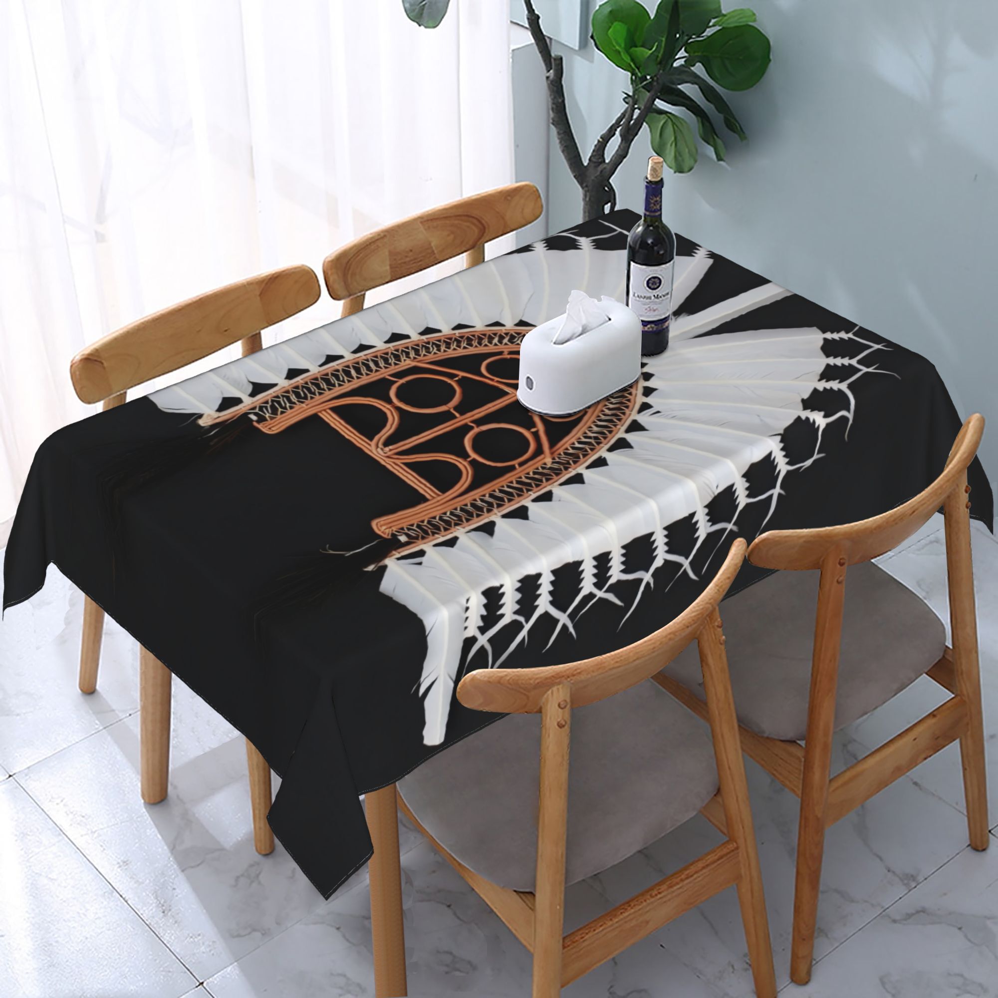 TEMU Islands Rectangular Tablecloth, Party Tablecloth, Suitable For Home Kitchen Decoration, Room Arrangement, Party And Holiday Atmosphere Creation,