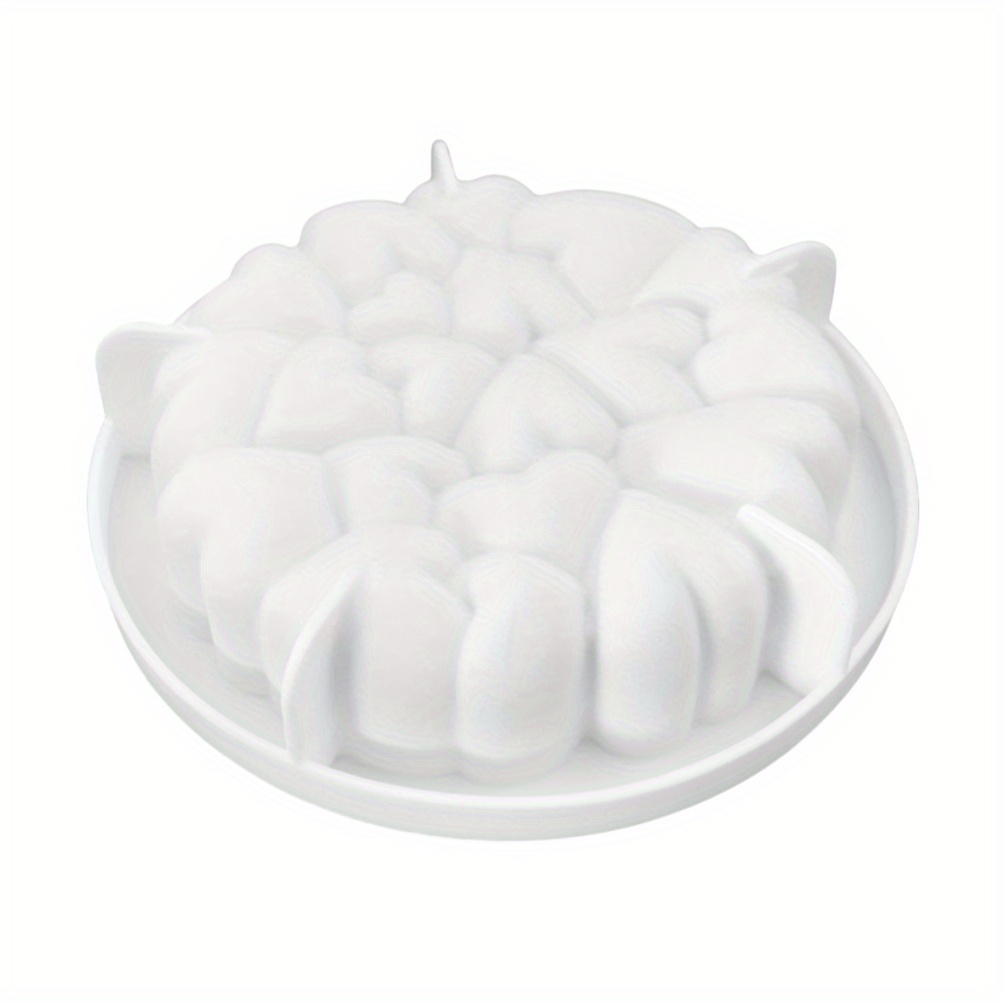Large Round Silicone Jelly Mold, Suitable For Cake Diy Baking Molds 1pc