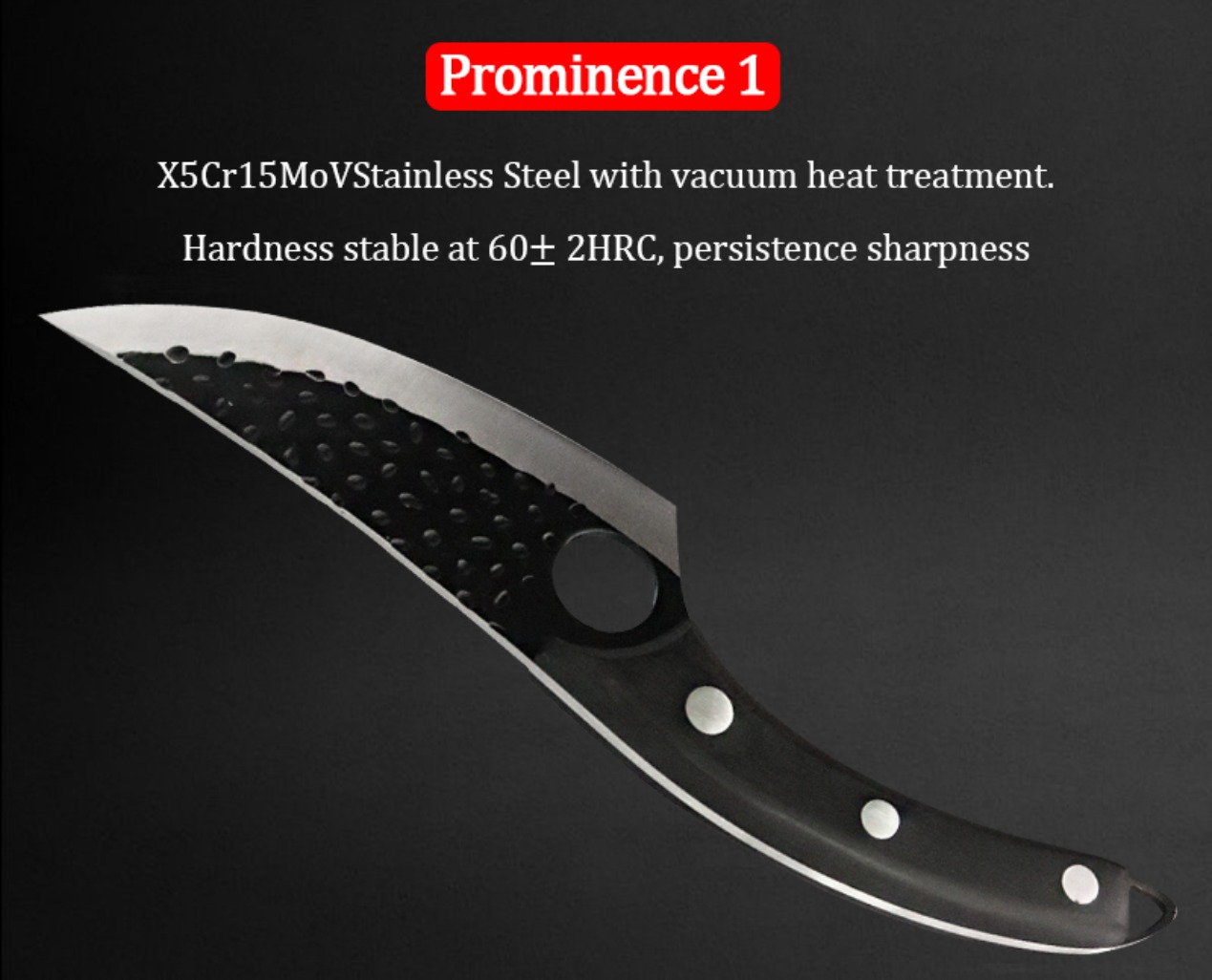 2/4pcs sharp chef meat fruit bbq knife perfect gift for family travel anti-stick ergonomic handle multipurpose stainless steel   knife   gadgets Product details 3