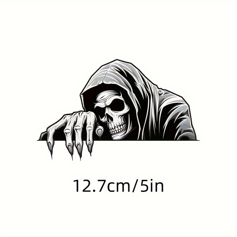 Horror - Sticker, Suitable For Cars, Trucks, Motorcycles, Laptops, Tool Boxes, Suitcases, Yachts, Fishing Boats, Door And Window Home Decoration, Etc
