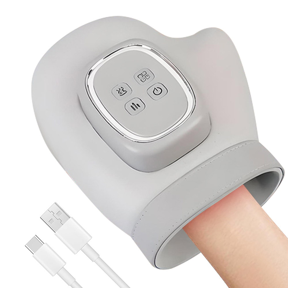 Hand Massager with Heat, Cordless Rechargeable Air Compression Hand Massage Glove, Full Finger & Palm Massage, 15-Minute Auto Shut-Off, Relaxing Gift for Men And Women - Image 3