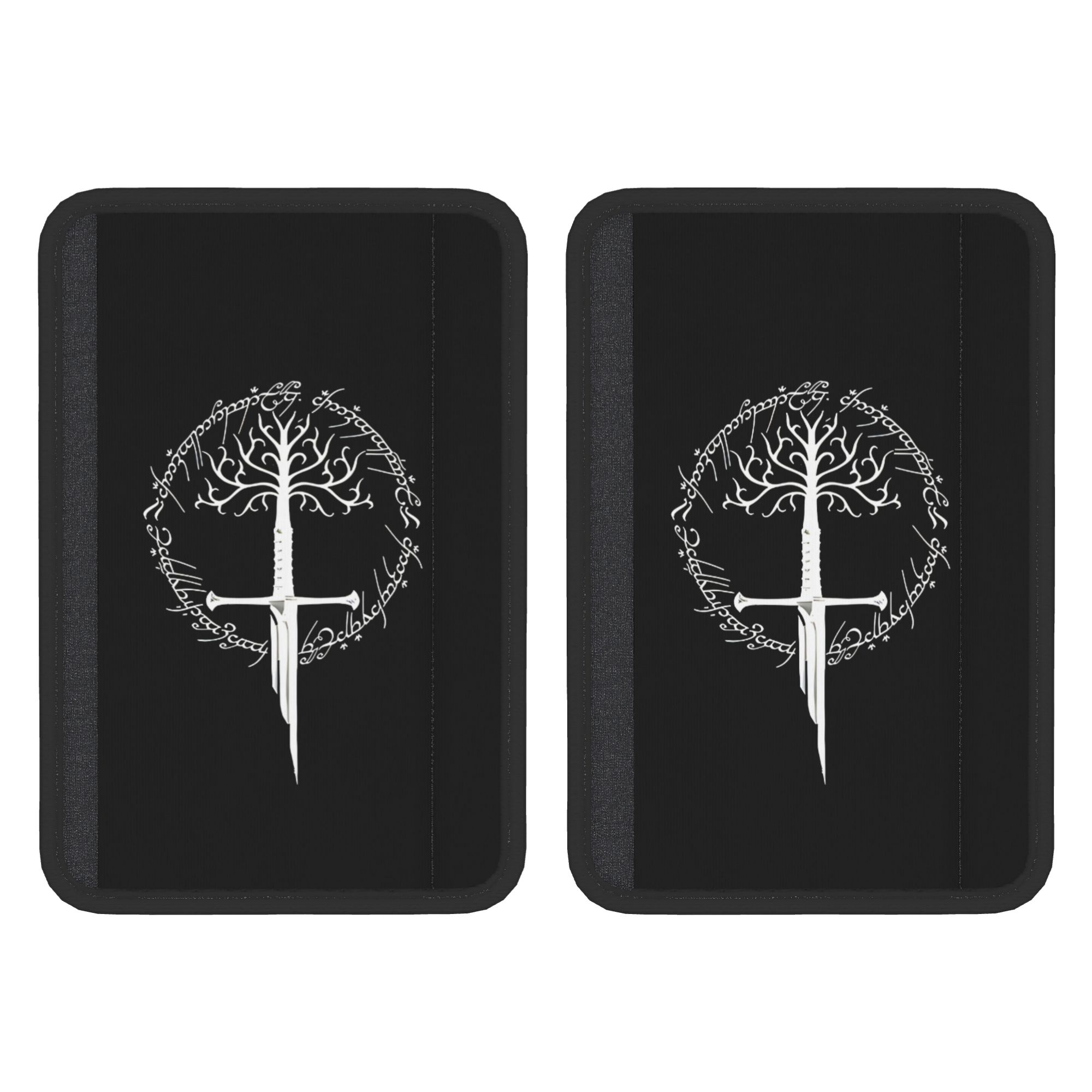 TEMU Fundas de para cinturón de seguridad de coche estilo 2D, 2 piezas, ajuste universal, soporte de cojín , duraderas, regalo ideal de para , y