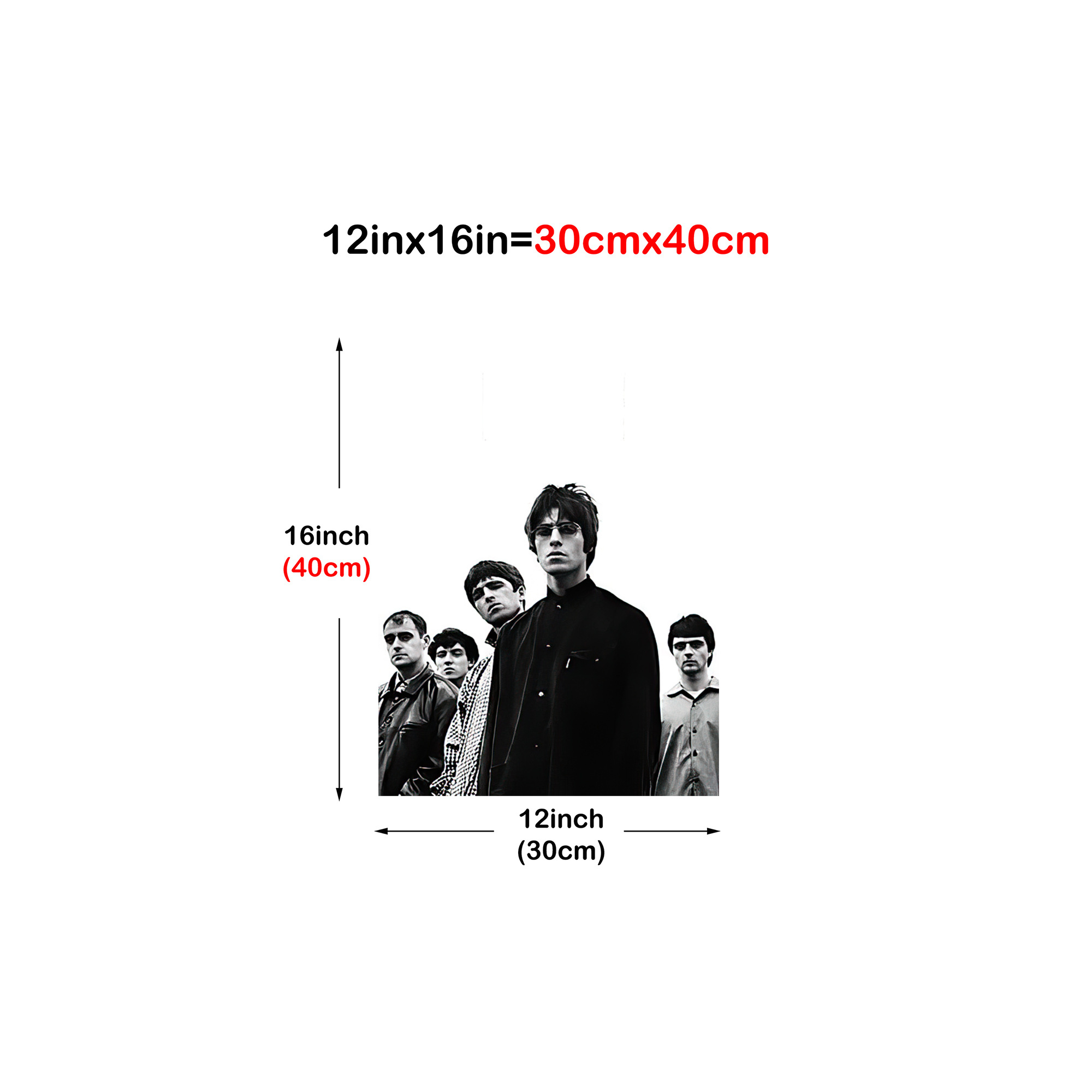 TEMU 1 Piece Of Canvas Artwork Featuring A British Rock Band, Designed Without A Frame, Perfect For Enhancing Your Walls, Suitable For Home Decor,