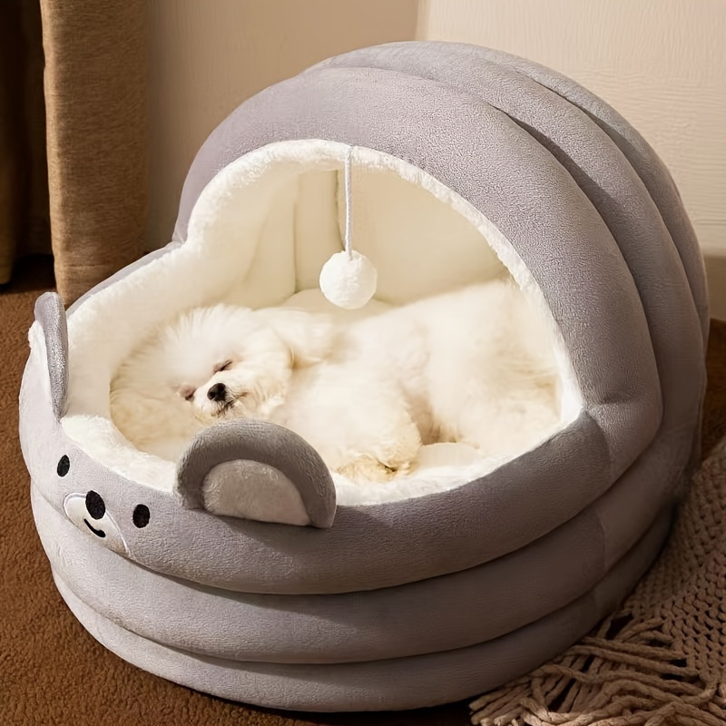 TEMU 1pc Cat Nest Mat- Cozy Cat Houses& Condos With Detachable, Plush, Thick, Comfortable, And For Pet Relaxation- Indoor Or Outdoor Use