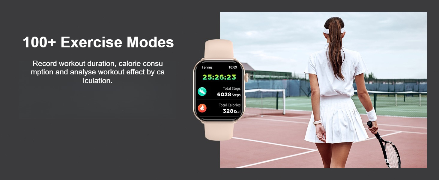 Montre Connectée Pliwier pour Hommes et Femmes, Écran AMOLED Toujours Allumé, Montre Fitness avec Fonction d'Appels Sans Fil, 100+ Modes Sportifs, Podomètre, Compatible Android iPhone, Disponible en Trois Couleurs