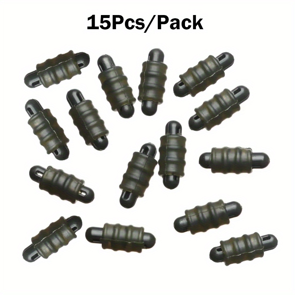 E-shop 15 Stück/Pack Schnellwechsel-Stopperperlen Method Feeder Karpfenangel-Rigs Verbindungsperlen für Karpfenangelzubehör Karpfenangel-Zubehör