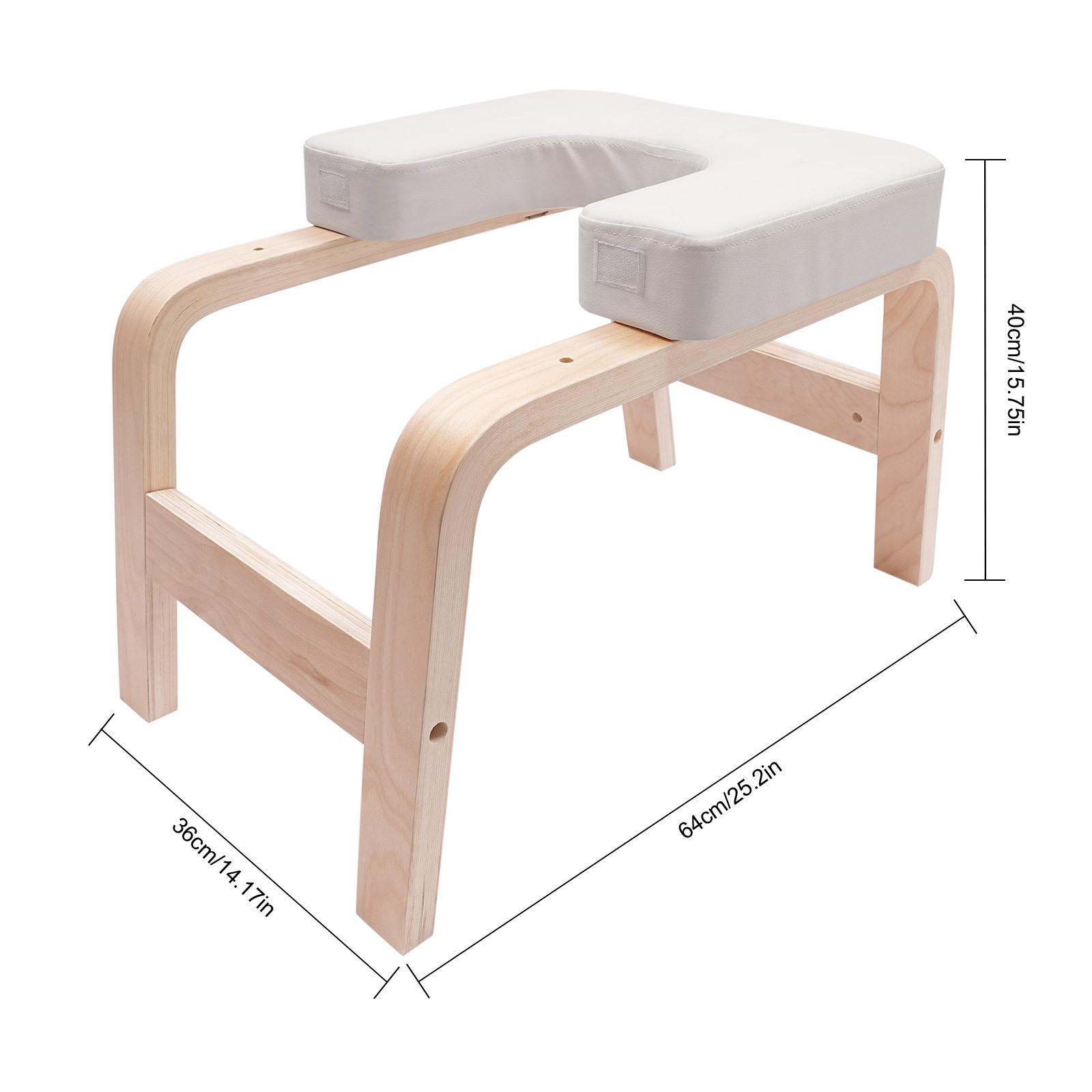 Image of Buruiyoten, 1pc 64*36*40cm Yoga Bench, Yoga Stool, 200kg Load-bearing Capacity Yoga Bench, Chair, Suitable For Yoga Rooms, Bedrooms, , Offices, Gyms