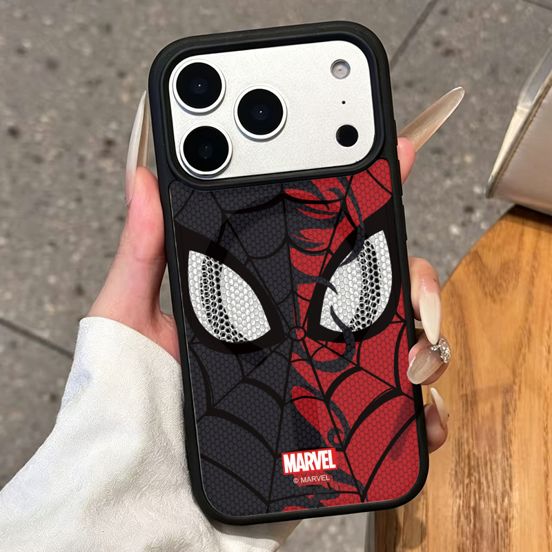 TEMU Phone Case: Spider-man Phone Case - Peter Miles, Cute And Stylish Design, Comfortable Touch, Comic Style, Magnetic, Supports Wireless Charging,