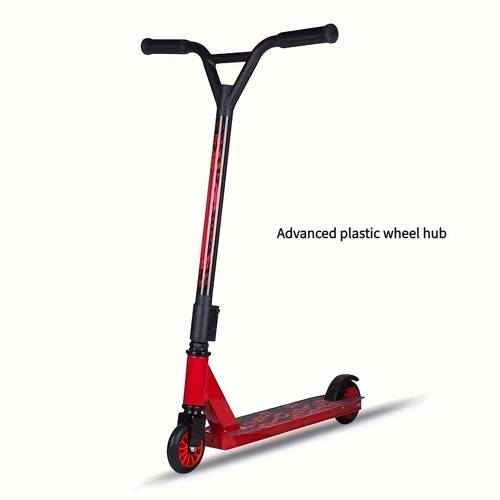 2026 new stunt scooter with y shaped handlebar durable and lightweight suitable for smooth terrains ergonomic grip and wear resistant wheels load capacity of 100kg