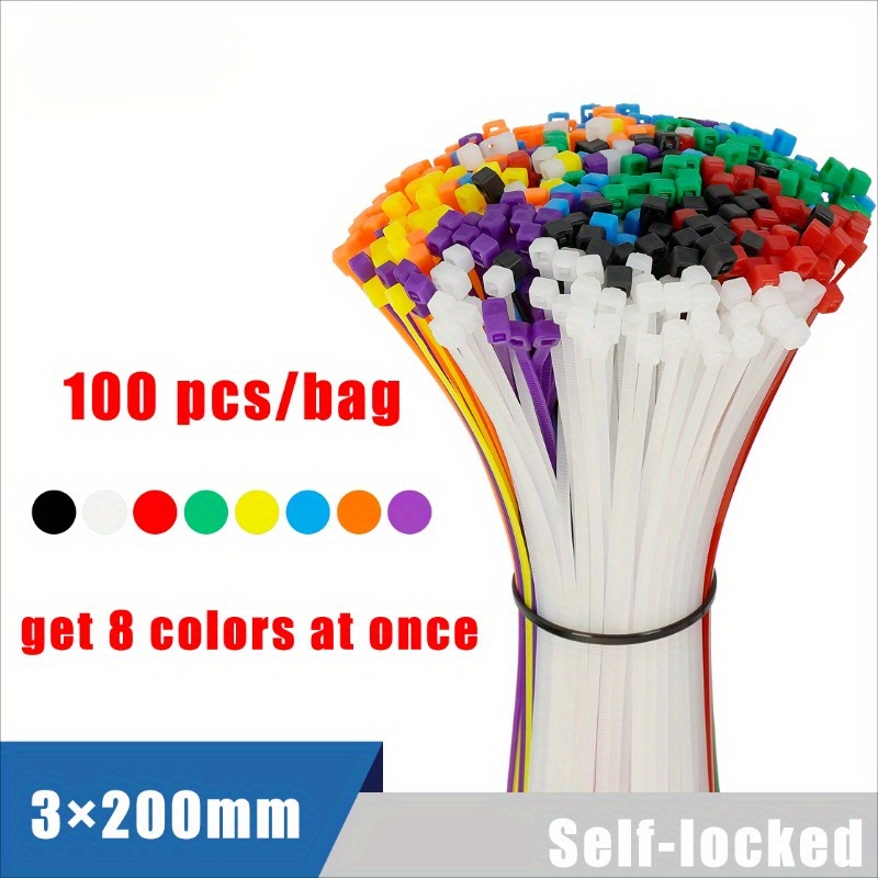 

100pcs -locking , 2.5x200mm - Bundle For Electronics &