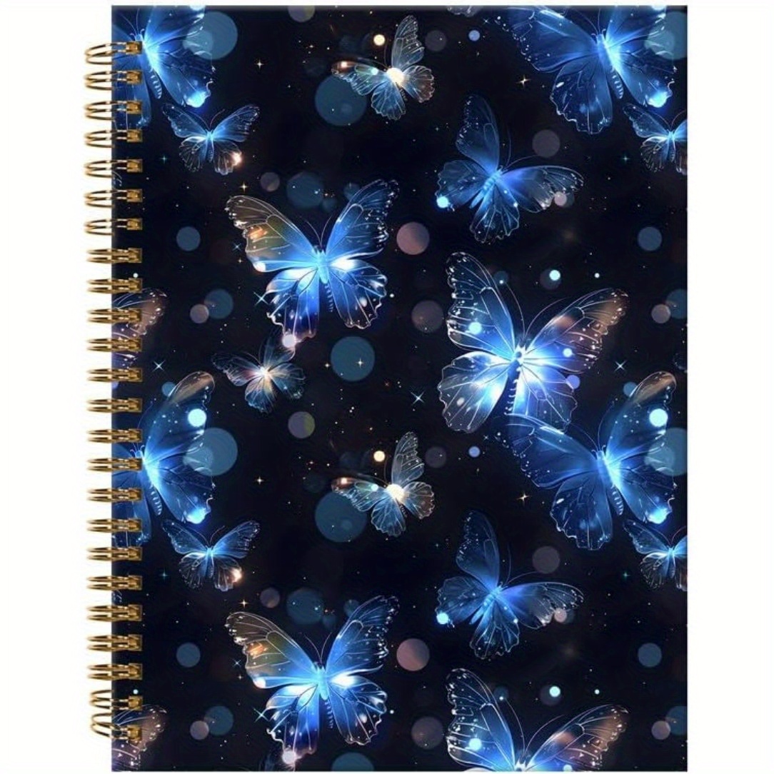 

1pc Spiral Journal Notebook, Hardcover Lined Journals For Women, Cute College Ruled Notebook For Gifts Office Work School() 5.5x8.3in