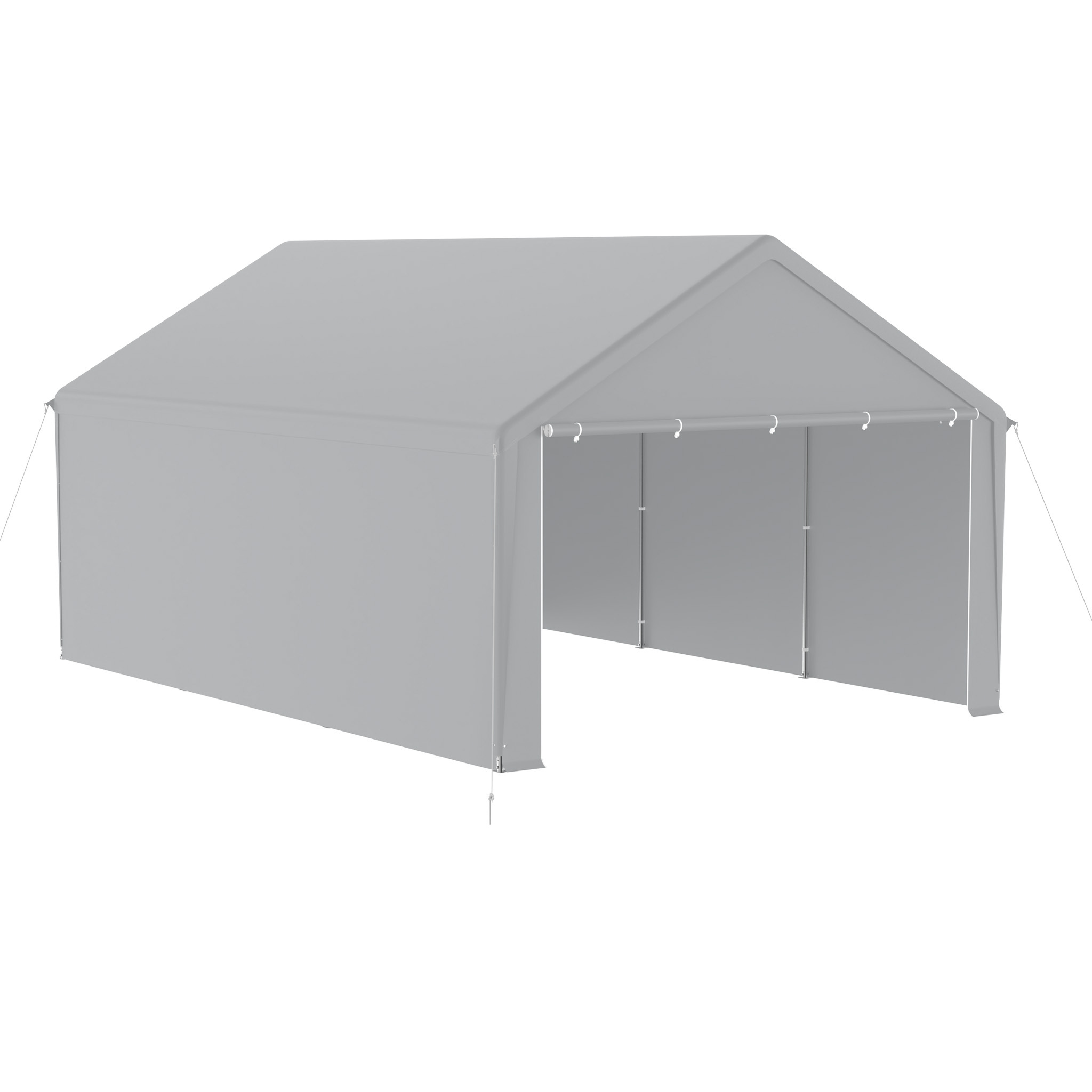 Image of Tool Tent Folding Uv Protection Garage Tent With And Ventilation , Outdoor Carport Made Of Cloth And Metal Frame