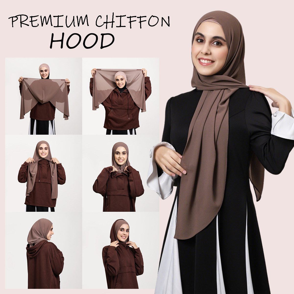 new solid color built in magnetic closure headscarf muslim lazy turban headscarf   friendly lightweight long scarf high quality breathable versatile daily wear special occasion essential accessory