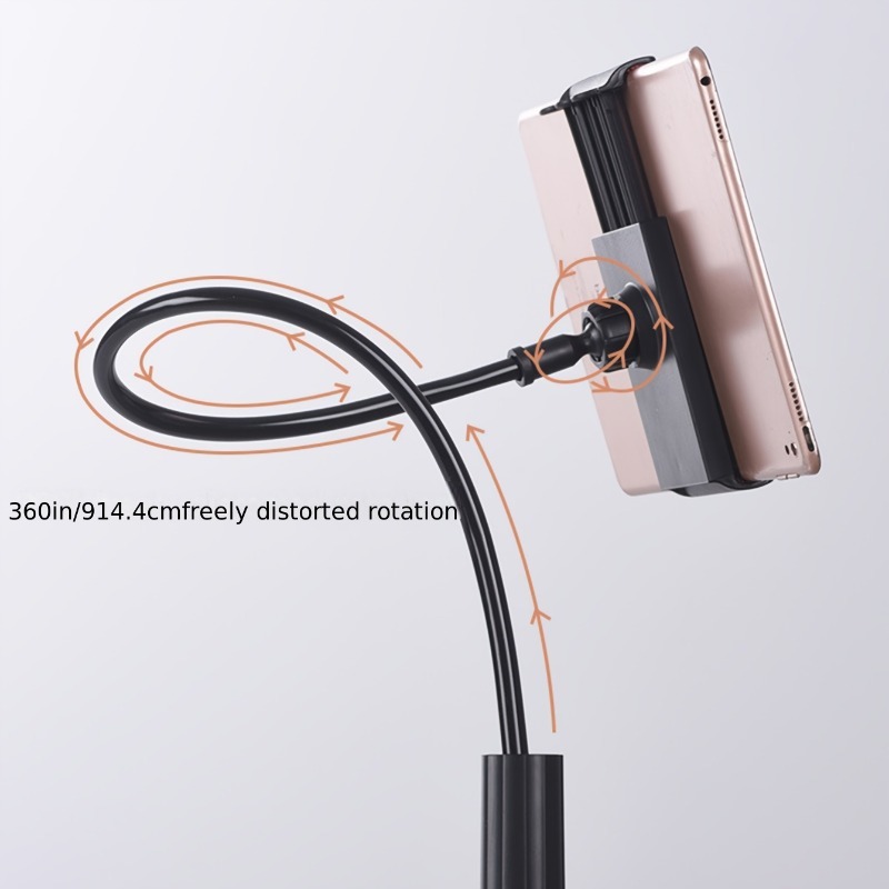 supporto universale per telefono con tubo flessibile    , supporto   per tablet, stabile -oscillazione con angolazione regolabile, a clip per uso su scrivania o comodino.   per  -watching, lavoro dufficio  . può     per  , ramadan,   o Dettagli dell'articolo 7