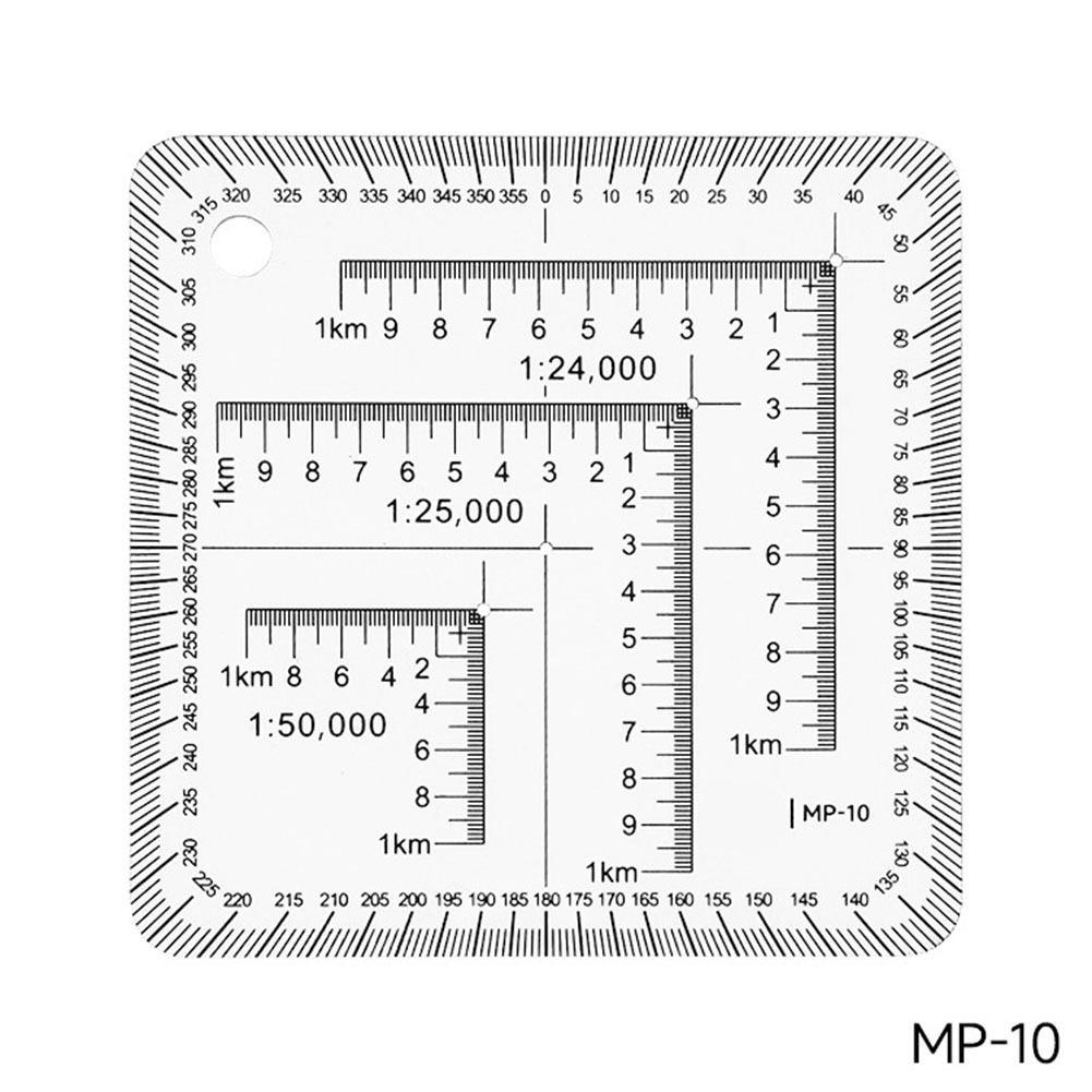 TEMU 1pc Of Ruler For Acrylic Boards, Measuring 2.76 Inches X 2.76 Inches, An Angle Measuring Ruler For Construction Engineering Surveying