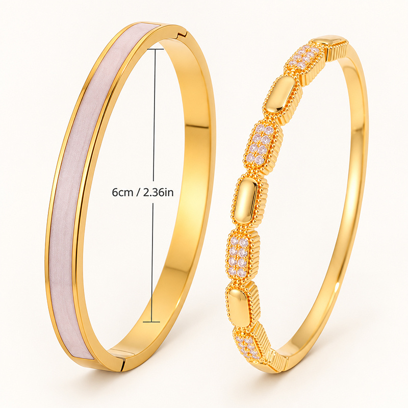 Premium Stackable Bangle Combo, Exquisite Craftsmanship