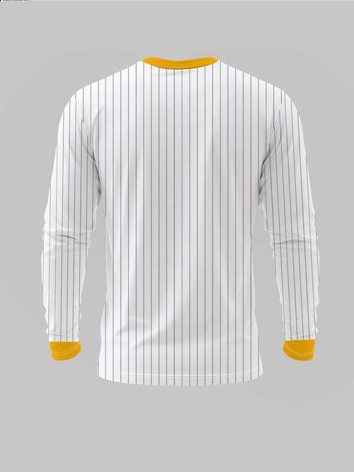 Długi męski T-shirt z nadrukiem – Bez faktury, Odzież męska, Męski T-shirt z długim rękawem, Męska bluzka z długim rękawem odpowiednia na zewnątrz i do codziennego noszenia