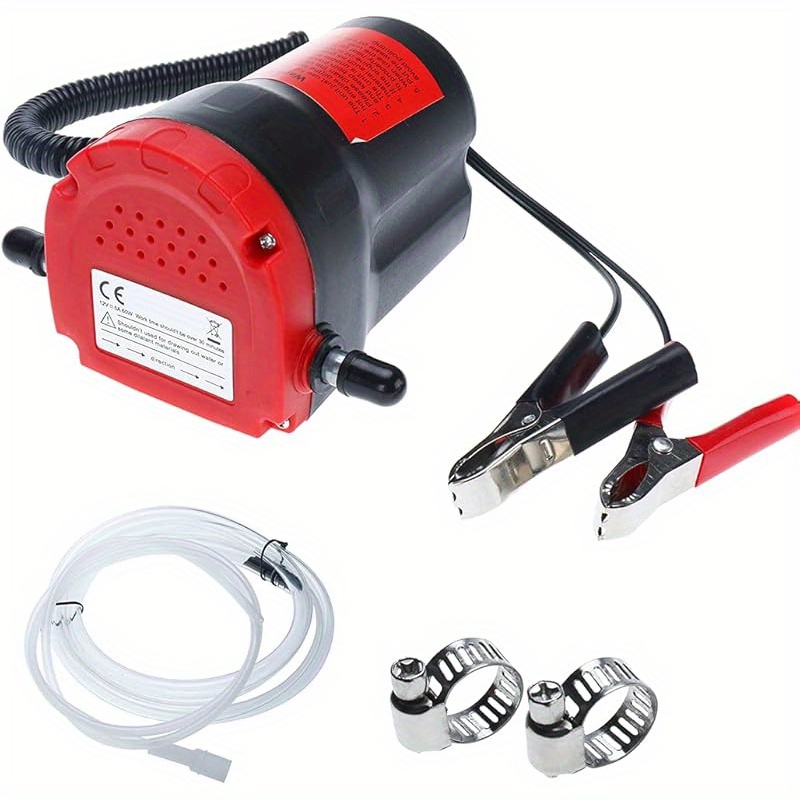 TEMU Woldsatr Oil Pump, 12v Oil Extraction Pump, 60w Oil Removal Pump For Oil , Electric Oil Transfer Pump, Removes Oil From Cars, Motorcycles, Rvs, Boats, And Lawn Equipment; Gasoline Is Prohibited.