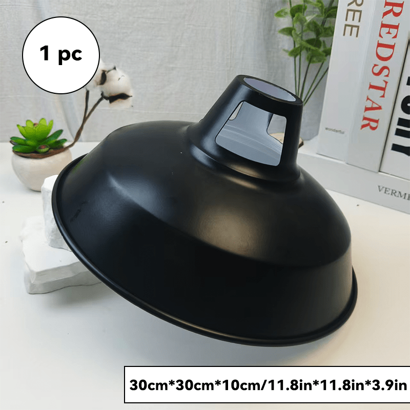 TEMU Arc Umbrella Iron Lampshade, Heat Dissipation Design, Soft Uniform Non Light, Cozy Indoor Atmosphere Decor, Bulb Not Included