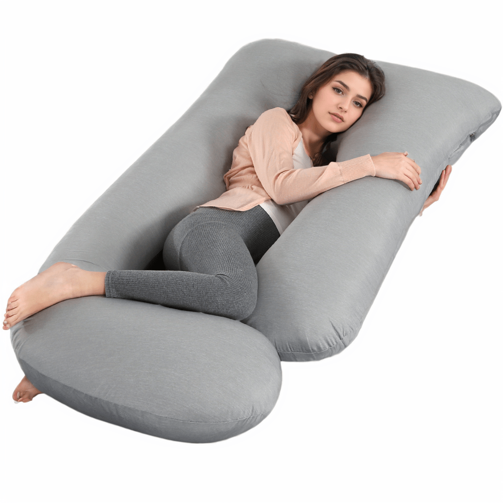 Ice Cool Feeling Maternity Pillow - Full-body Surround Pillow, Body-, Removable, Ideal For Fostering