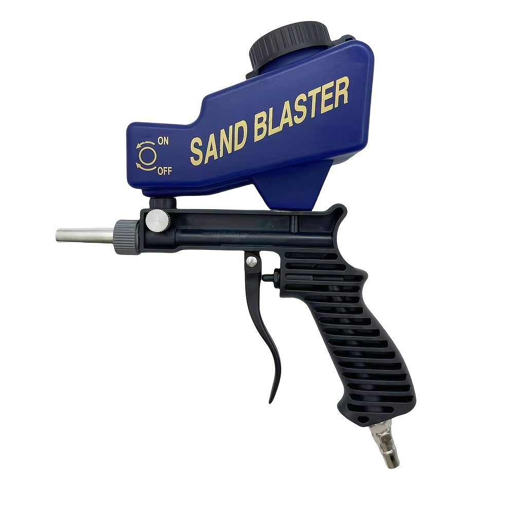 handheld small pneumatic sandblasting gun pneumatic sandblasting gun air consumption 7 0cfm air pressure 90psi sand outlet inner diameter 6 5mm portable pneumatic sandblasting gun