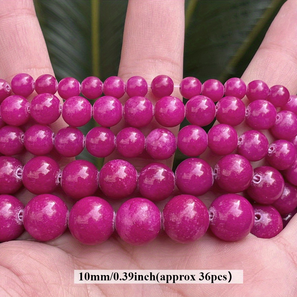 purple jasper stone beads round Temu Malaysia