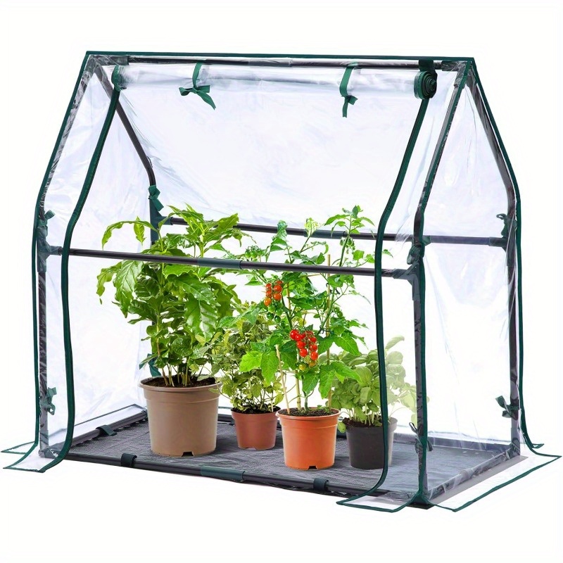 20PCS Greenhouse Clamps For 1-inch PVC Pipe – Plastic Film Clips, Shading Net Holders, Garden Hoop Fasteners (Green)