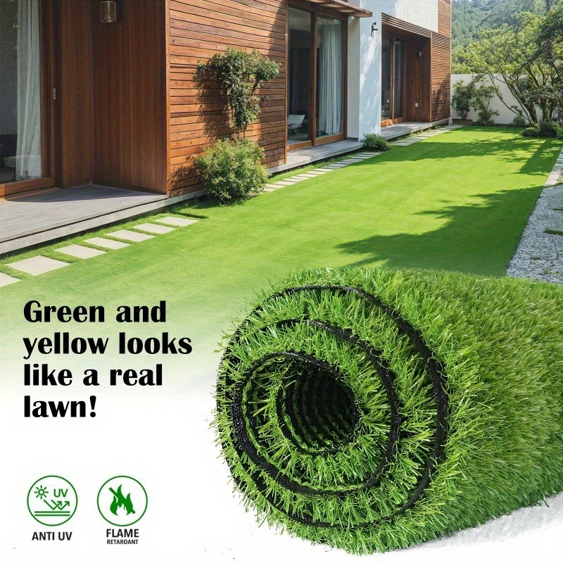 

Artificial Turf 16.4*6.5ft Indoor And Outdoor Grass Carpet, Realistic Artificial Turf Flame Retardant, Water Permeable Grass , Suitable For Yard, Garden, , Balcony, Children's , Swimming Pool