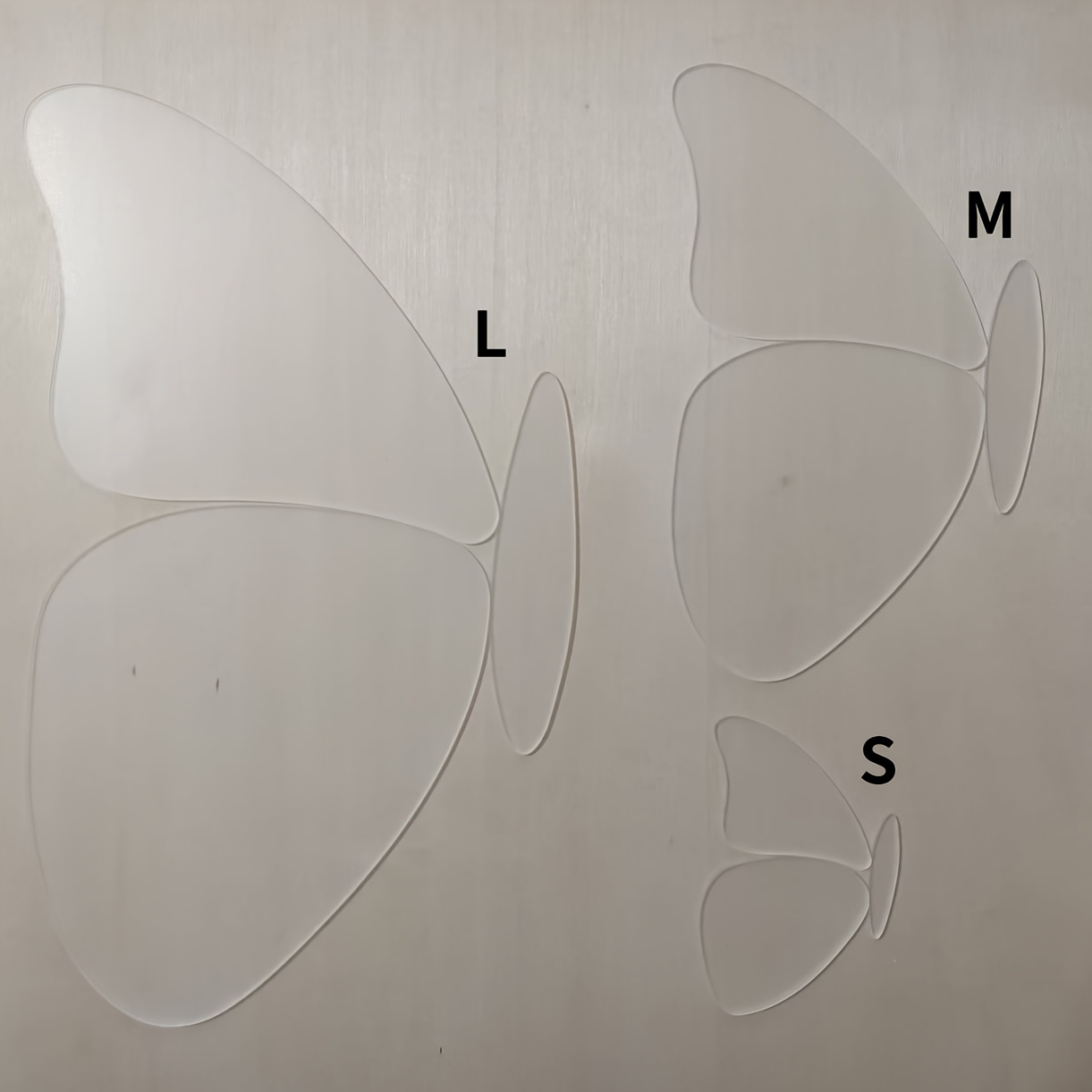 E-shop 9-teiliges Schmetterlings-Schablonen-Set – Transparente Acryl-Patchwork & Nähvorlagen, Kreatives Geschenk für Bastelbegeisterte | Langlebige