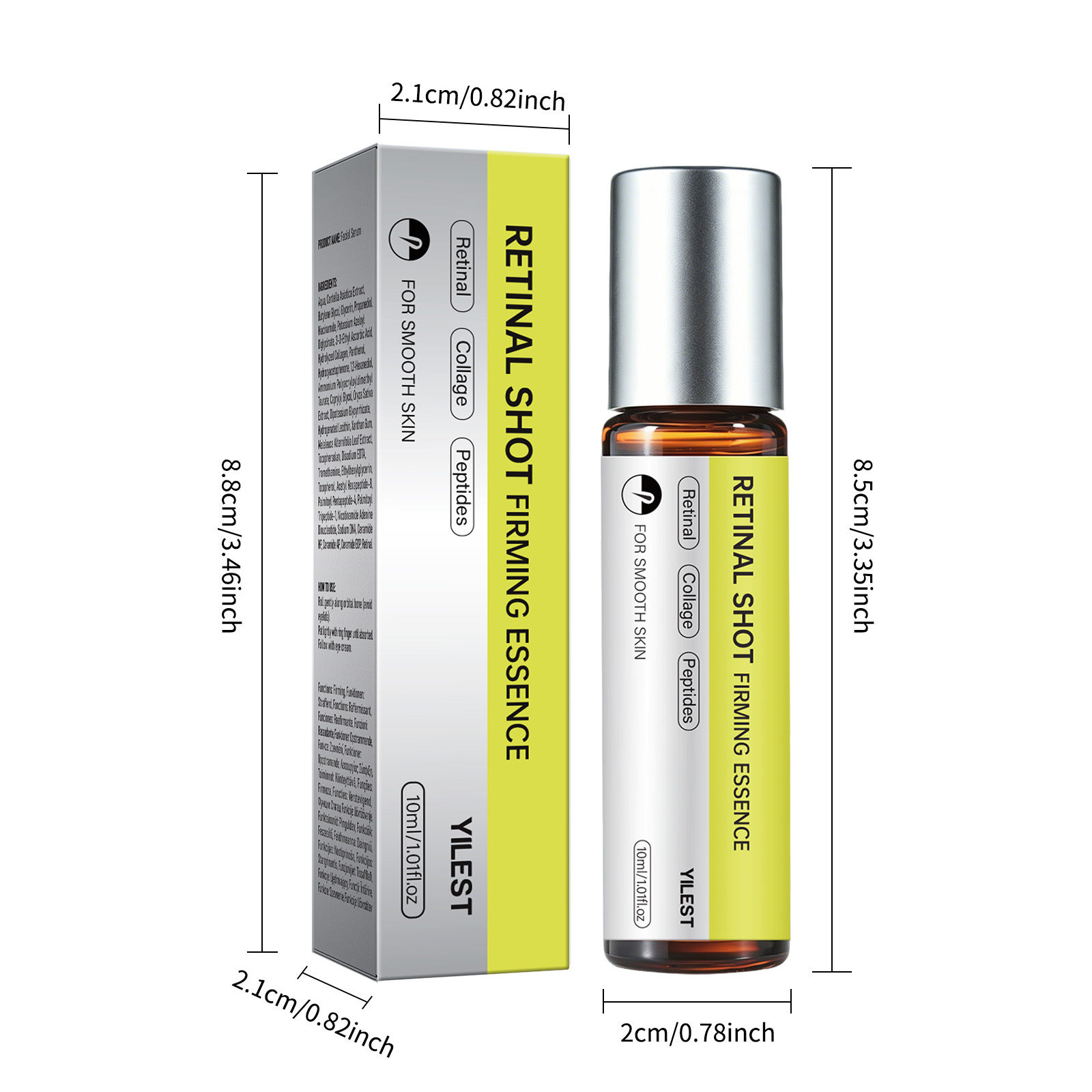 2-Pack Retinol Smoothing Eye Serum for Puffiness & Dark Circles