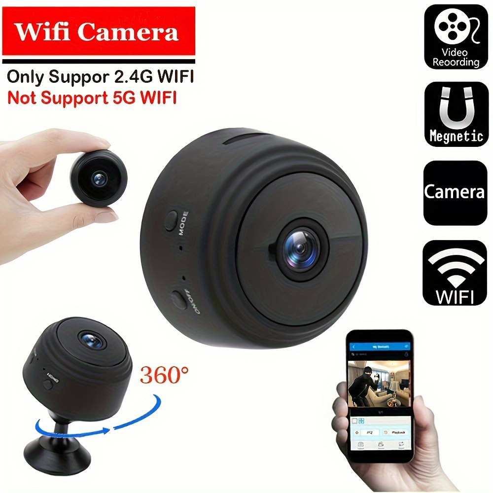 1pc   a9 smart wifi camera 480p security surveillance cam with magnetic base battery usb   compatible with smartphones remote mobile application viewing rechargeable lithium polymer battery no   details 3