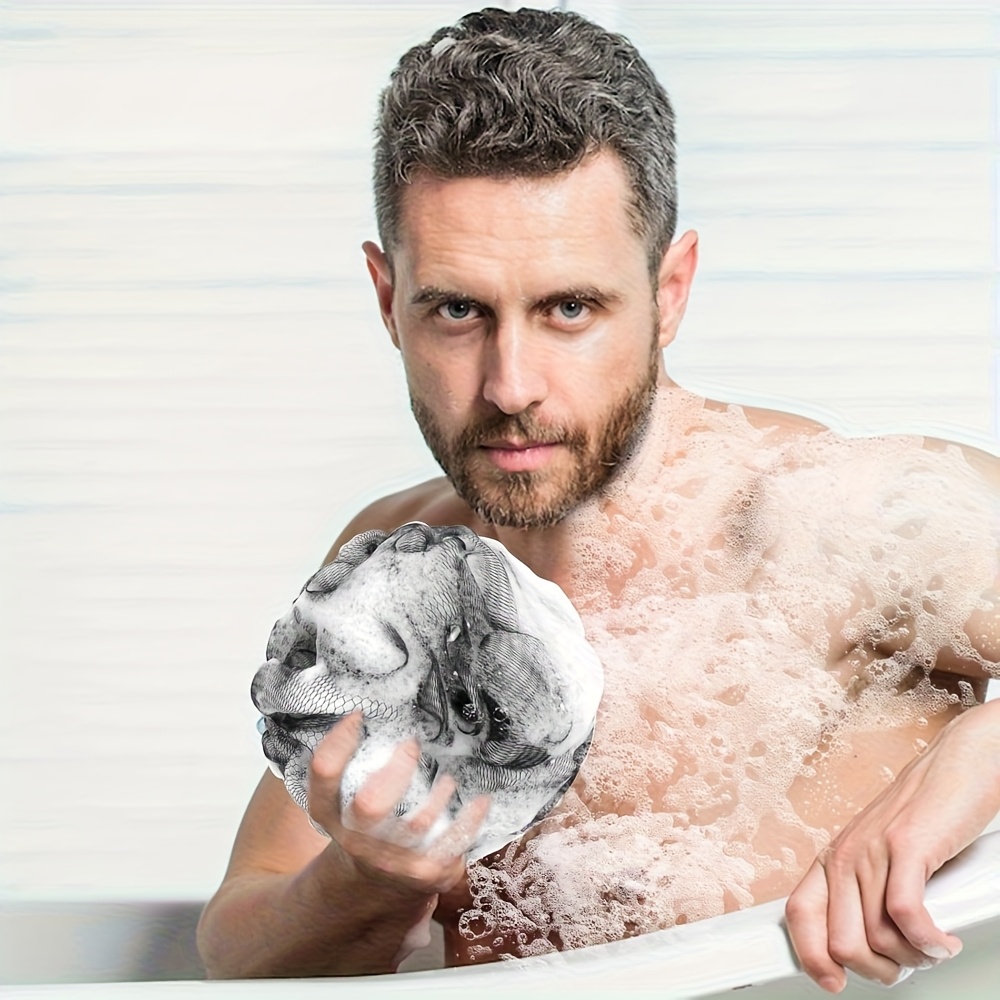 High-Density Mesh Shower Sponge for Quick Foaming
