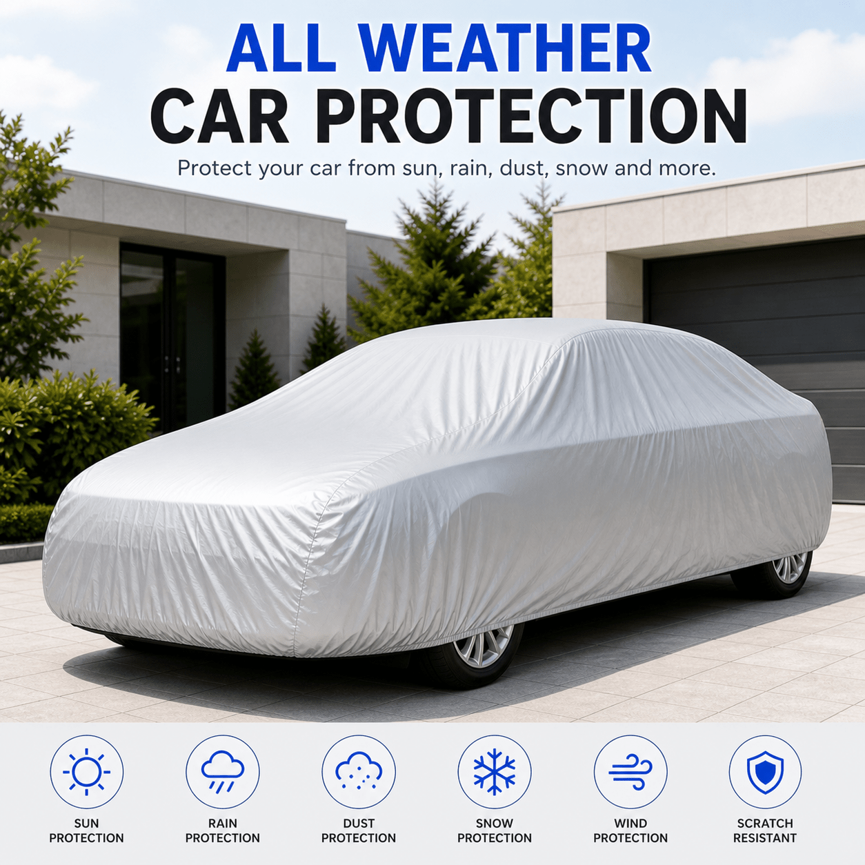480  peva car cover for sedan universal full body vehicle cover lightweight outdoor parking cover with sun shade dust and   elastic hem     foldable   for daily storage